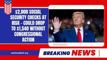 $2,000 Social Security Checks At Risk – Could Drop To $1,540 Without Congressional Action