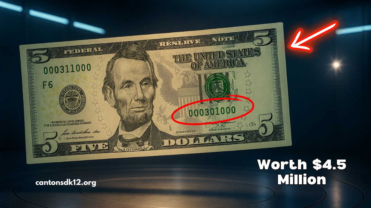 $5 Bill With Radar Serial Number 31000 Could Fetch $4.5 Million – Check Your Wallet