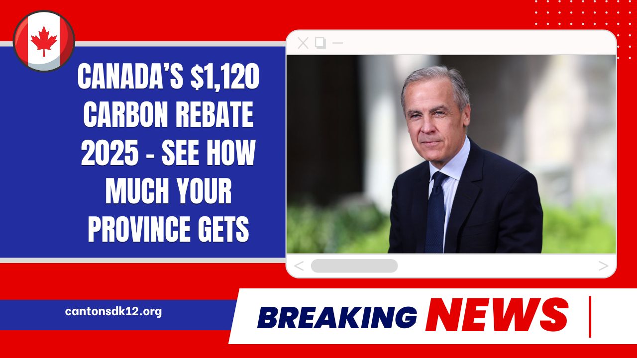 Canada’s $1,120 Carbon Rebate 2025 – See How Much Your Province Gets