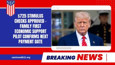 $725 Stimulus Checks Approved – Family First Economic Support Pilot Confirms Next Payment Date