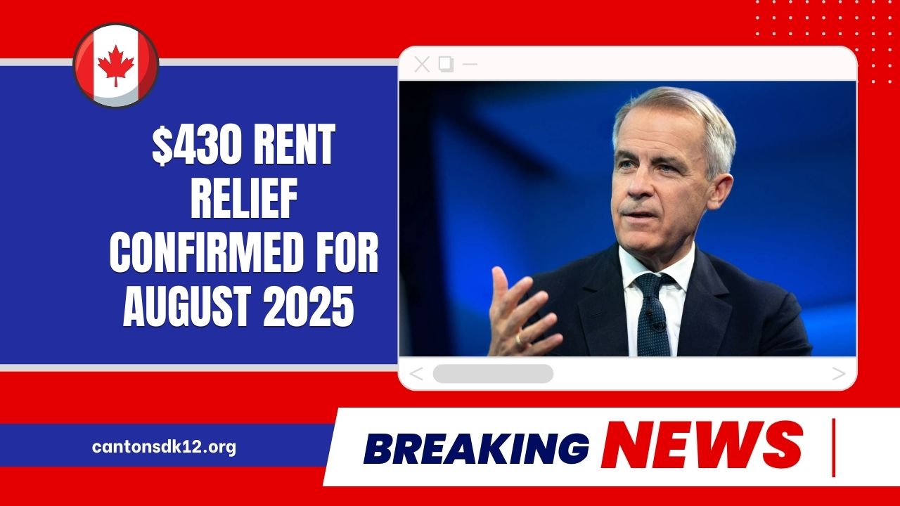 $430 Rent Relief Confirmed For August 2025 – Full Eligibility, Payment Schedule, And Distribution Made Easy