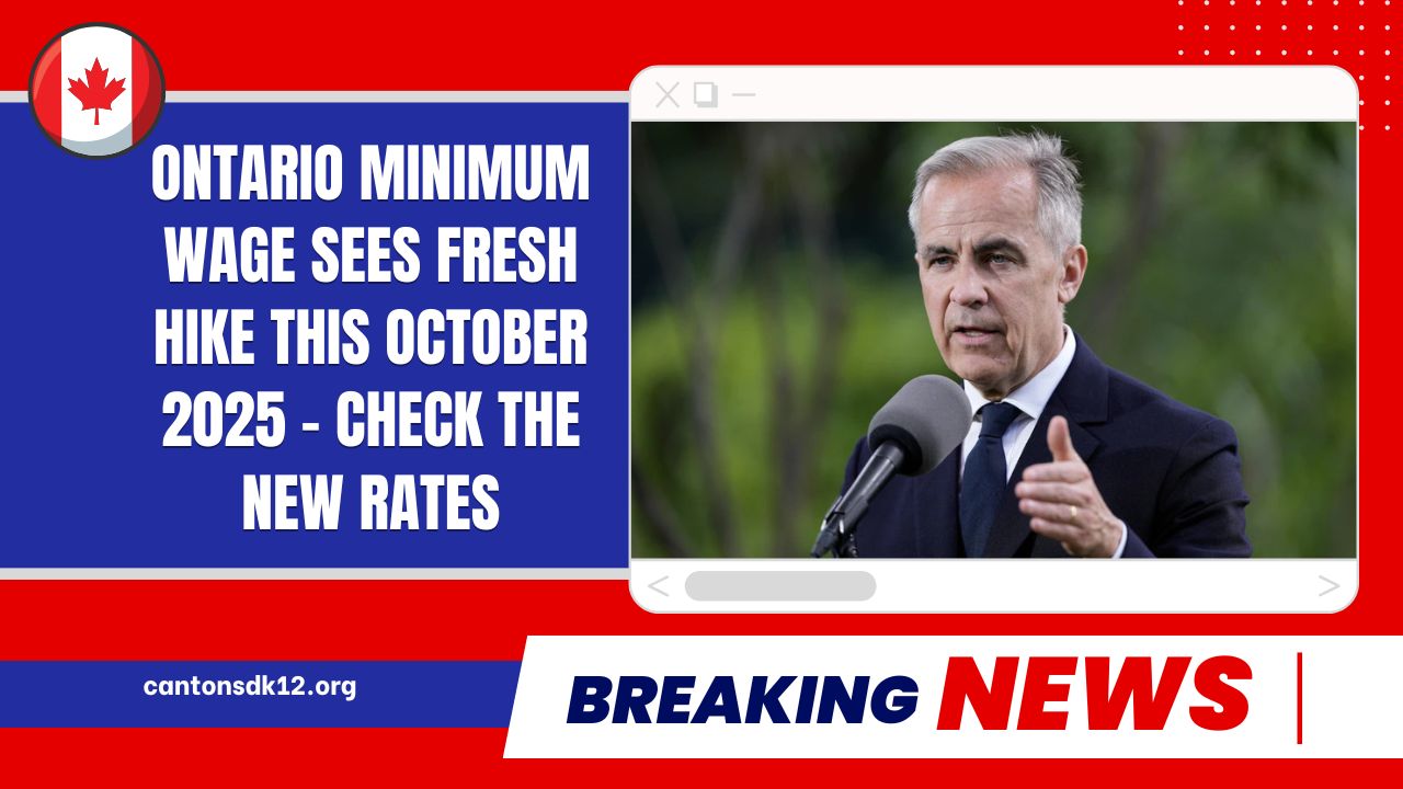 Ontario Minimum Wage Sees Fresh Hike This October 2025 – Check The New Rates